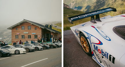 We stopped for coffee high in the Austrian mountains and found Le Mans legends