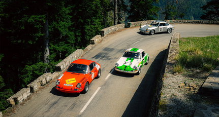 What's better than one period-raced Porsche 911 ST? How about four of them!