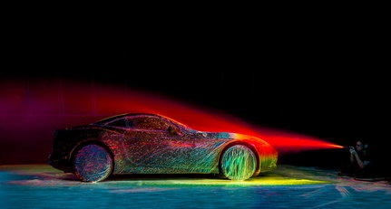 T is for Technicolor: Ferrari's new California gets the UV treatment