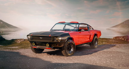BorromeodeSilvas Mustang STL1 Restomod ist ein geländetaugliches Muscle Car mit italienischem Stil