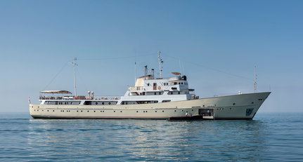 Diese Superyacht war früher ein sowjetisches Spionageschiff