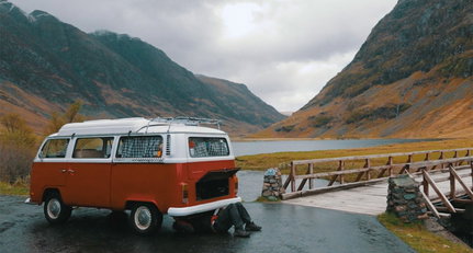 Auf Sinnsuche mit einem VW T2 Camper in den schottischen Highlands