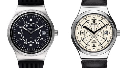 In der Sistem51 Irony-Kollektion von Swatch gehören Stahlgehäuse dazu