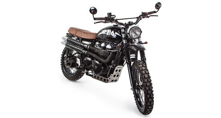 Diese Triumph Scrambler kommen uns spanisch vor