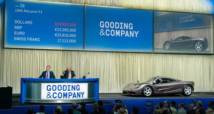 The top 10 cars sold for over 73m USD at the Monterey auctions