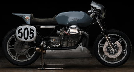 Revival Cycles Guzzi Le Mans I: Texas racer