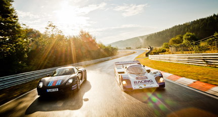 Rekordjäger-Dämmerung am Nürburgring: Porsche 956 und 918 Spyder