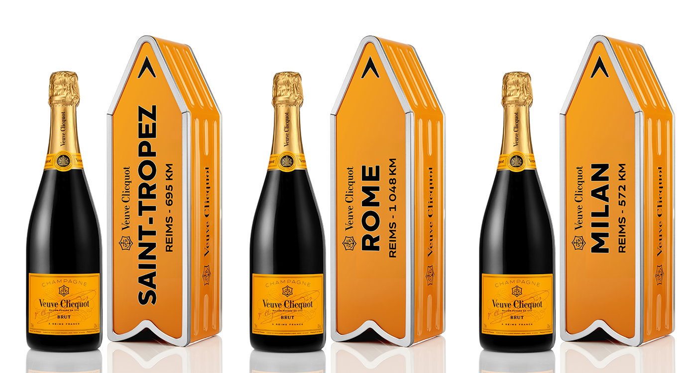 This Veuve Clicquot travel trunk makes your Champagne cooler