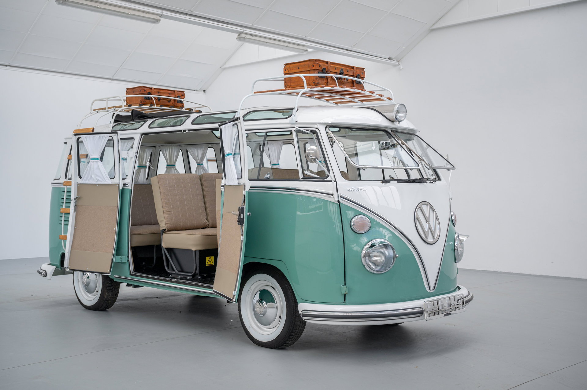 VW T1 Samba Elektroumbau und viele weitere Raritäten T1 Samba Elektro-Bulli