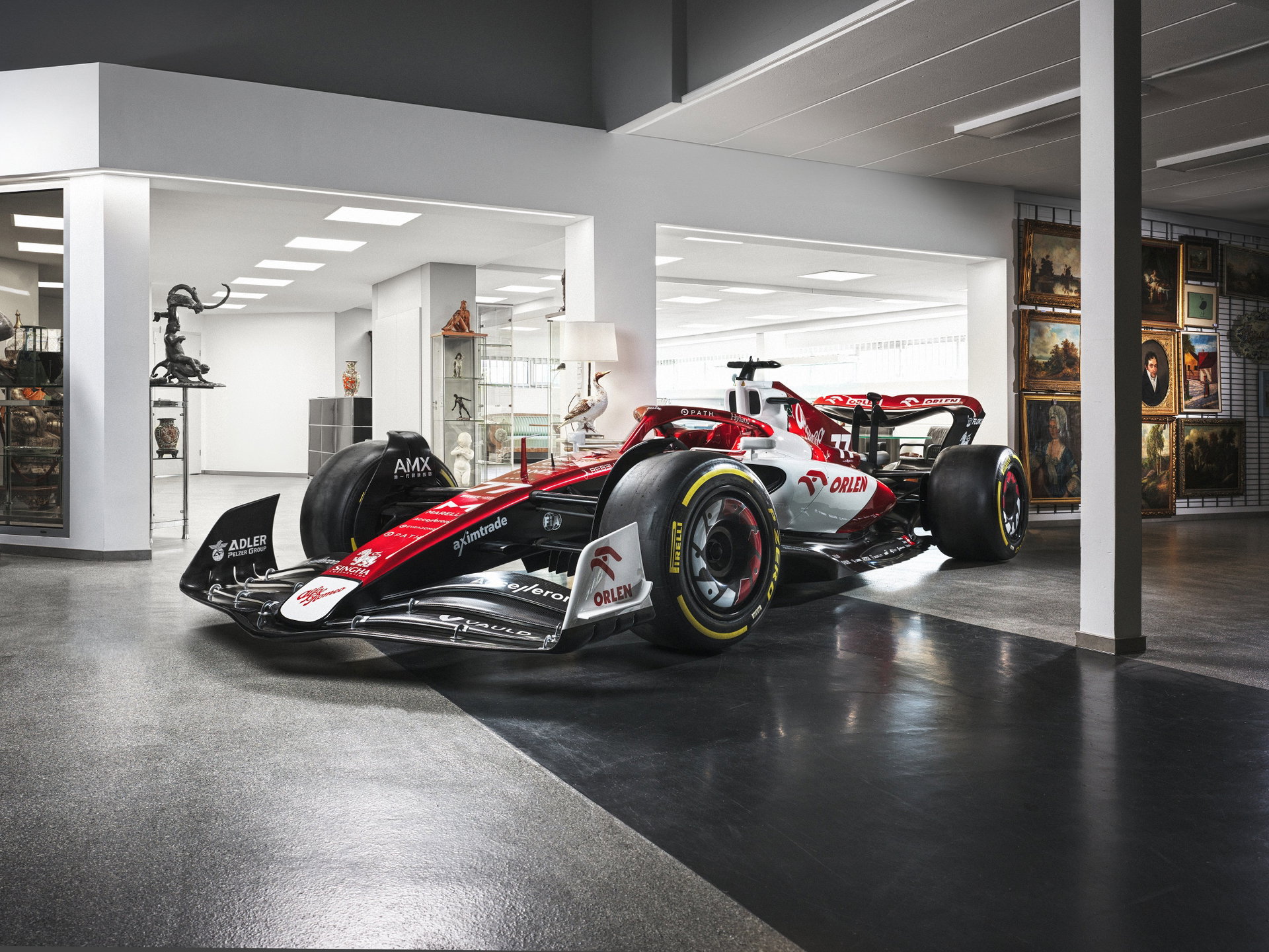 Formel 1 Fahrzeug Sauber Alfa Romeo Stake F1 Team - Auktionshaus Wiesbaden Formel 1 Fahrzeug Sauber Alfa Romeo Stake F1 Team - Auktionshaus Wiesbaden