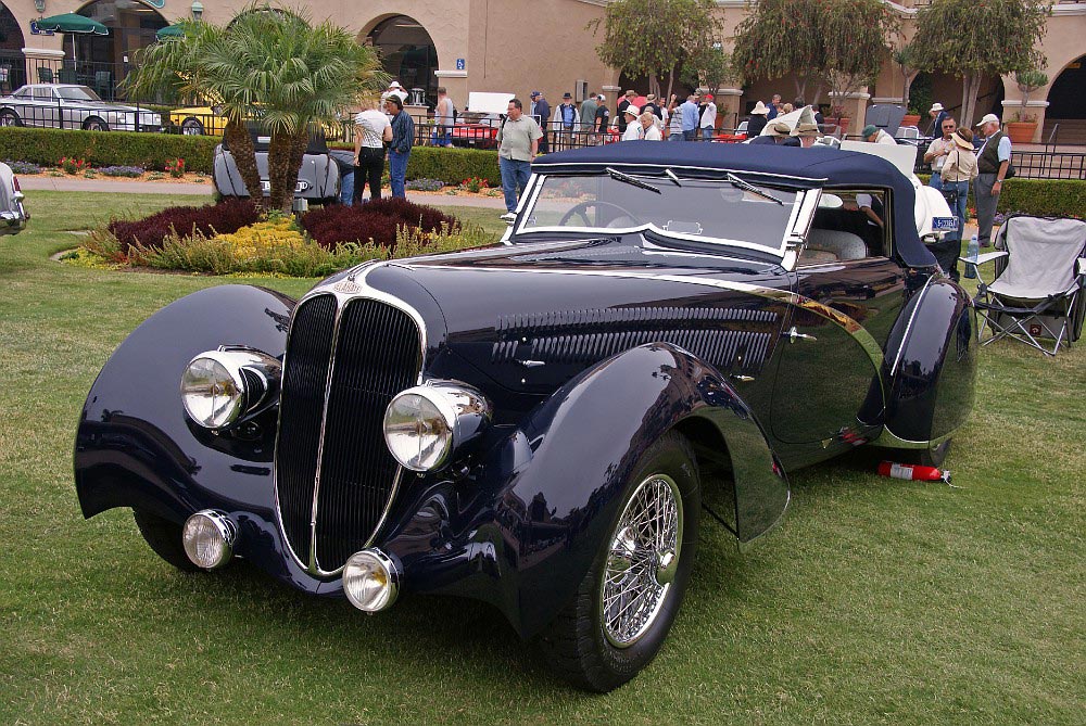 1936 Delahaye 135 - Figoni Streamlined Competition Disappearing Top Convertible, foto 9