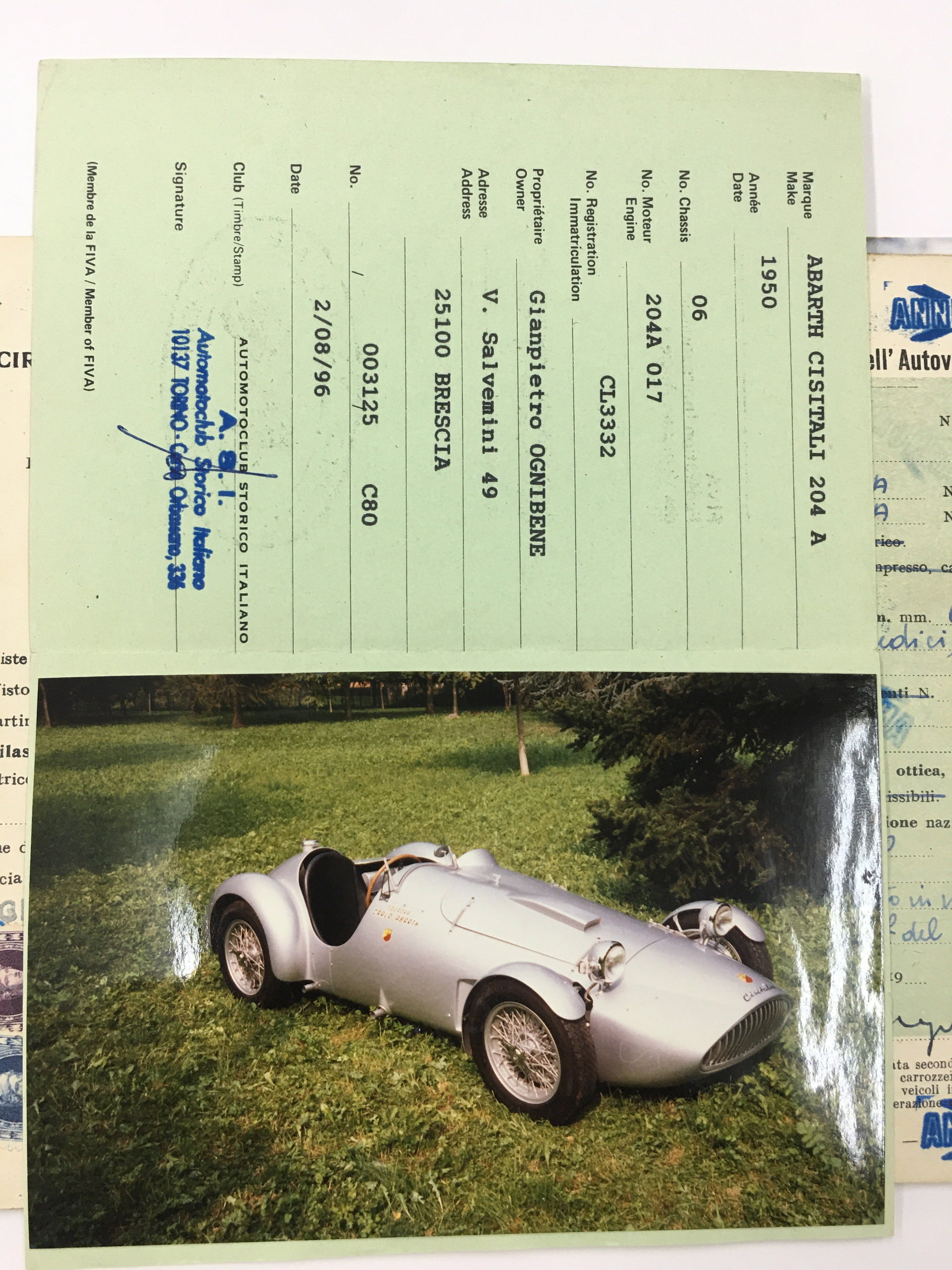 1950 Cisitalia 204A, foto 3