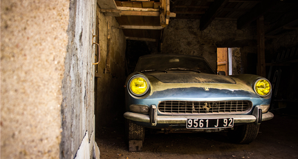 Barnfind Ferrari 330 GT 2+2 for sale Osenat Barnfind Ferrari 330 GT 2+2 for sale Osenat