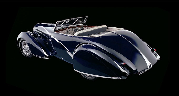 1936 Delahaye 135 - Figoni Streamlined Competition Disappearing Top Convertible, foto 10
