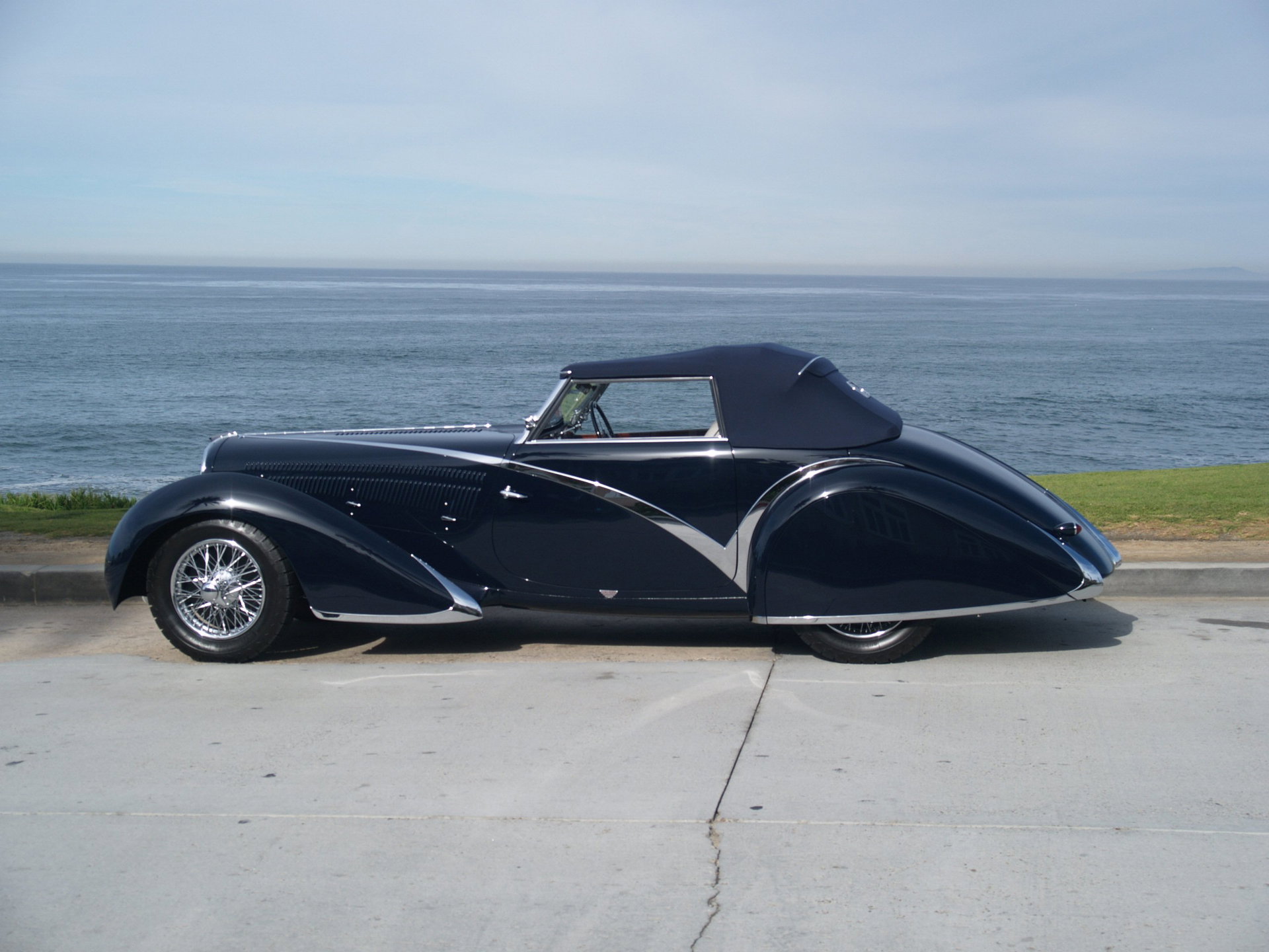 1936 Delahaye 135 - Figoni Streamlined Competition Disappearing Top Convertible, foto 6