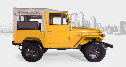 1976 Toyota Land Cruiser FJ40 Mustard Yellow