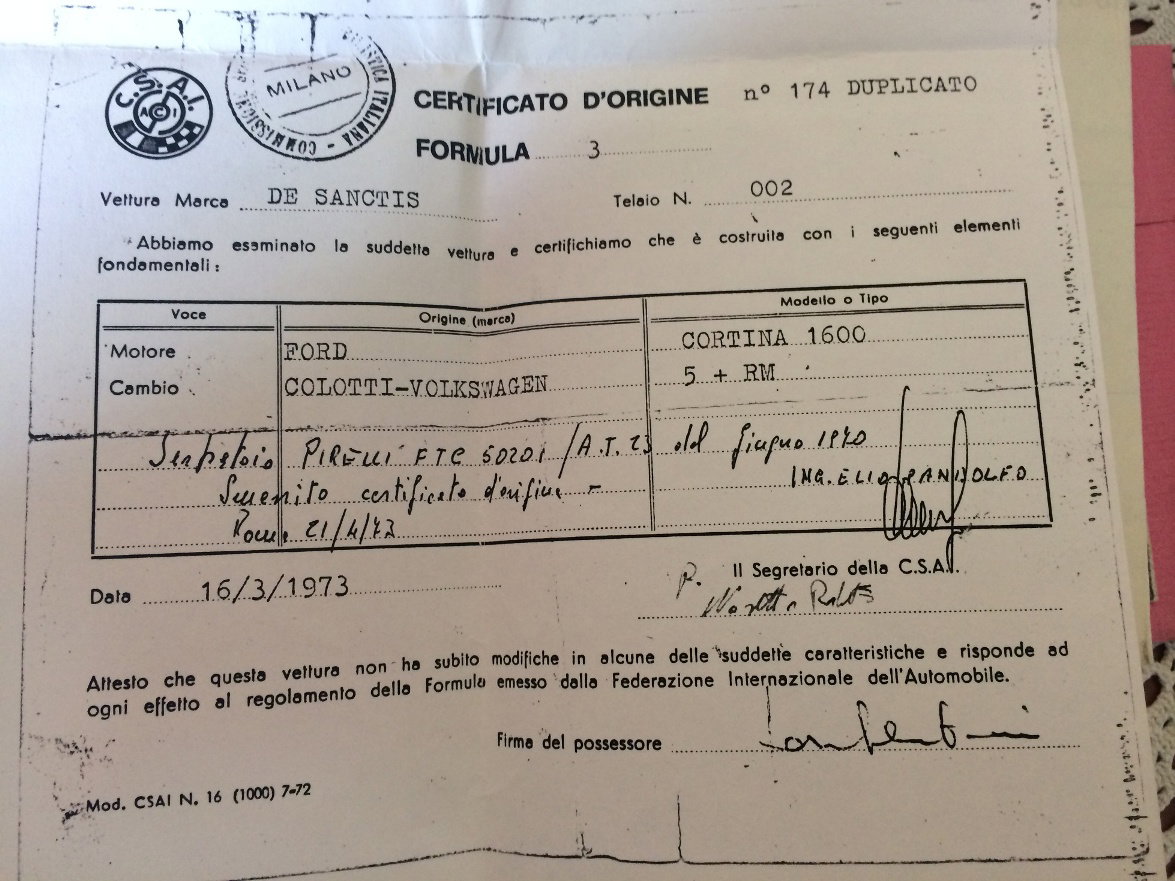 1967 De Sanctis Formula 3 - Formula 3, foto 6