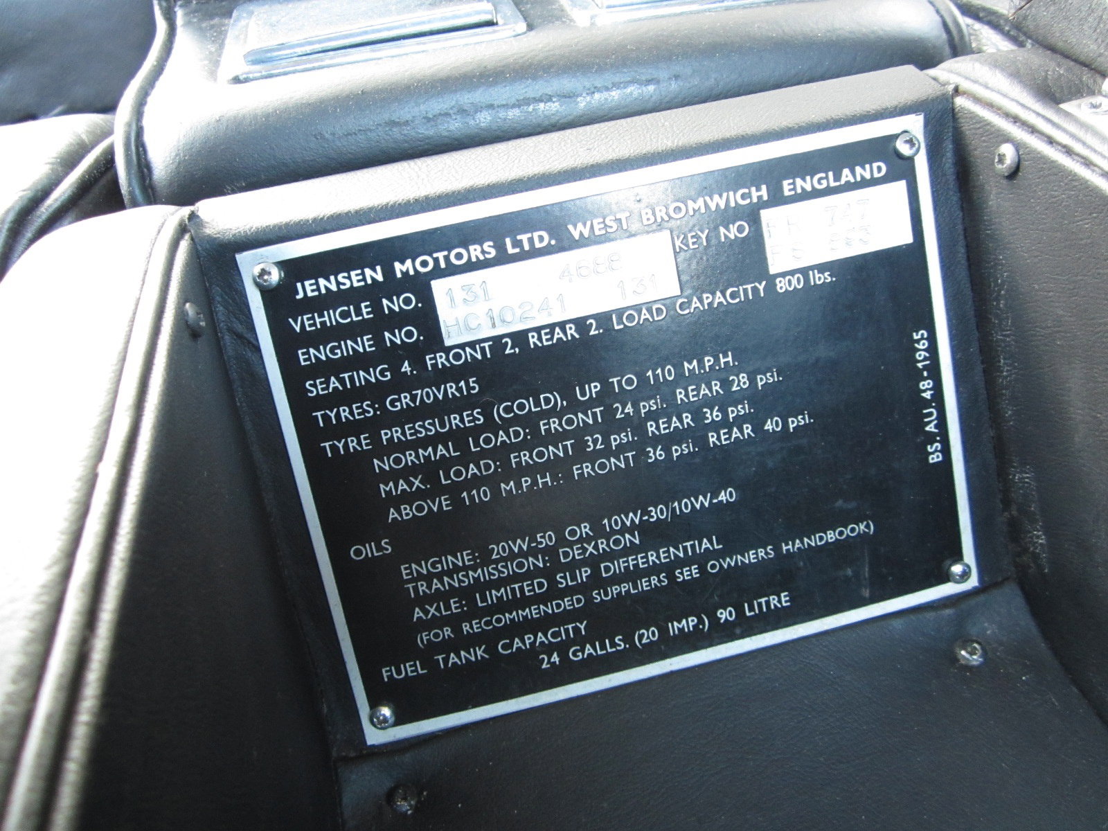 1972 Jensen Interceptor - SP, foto 10