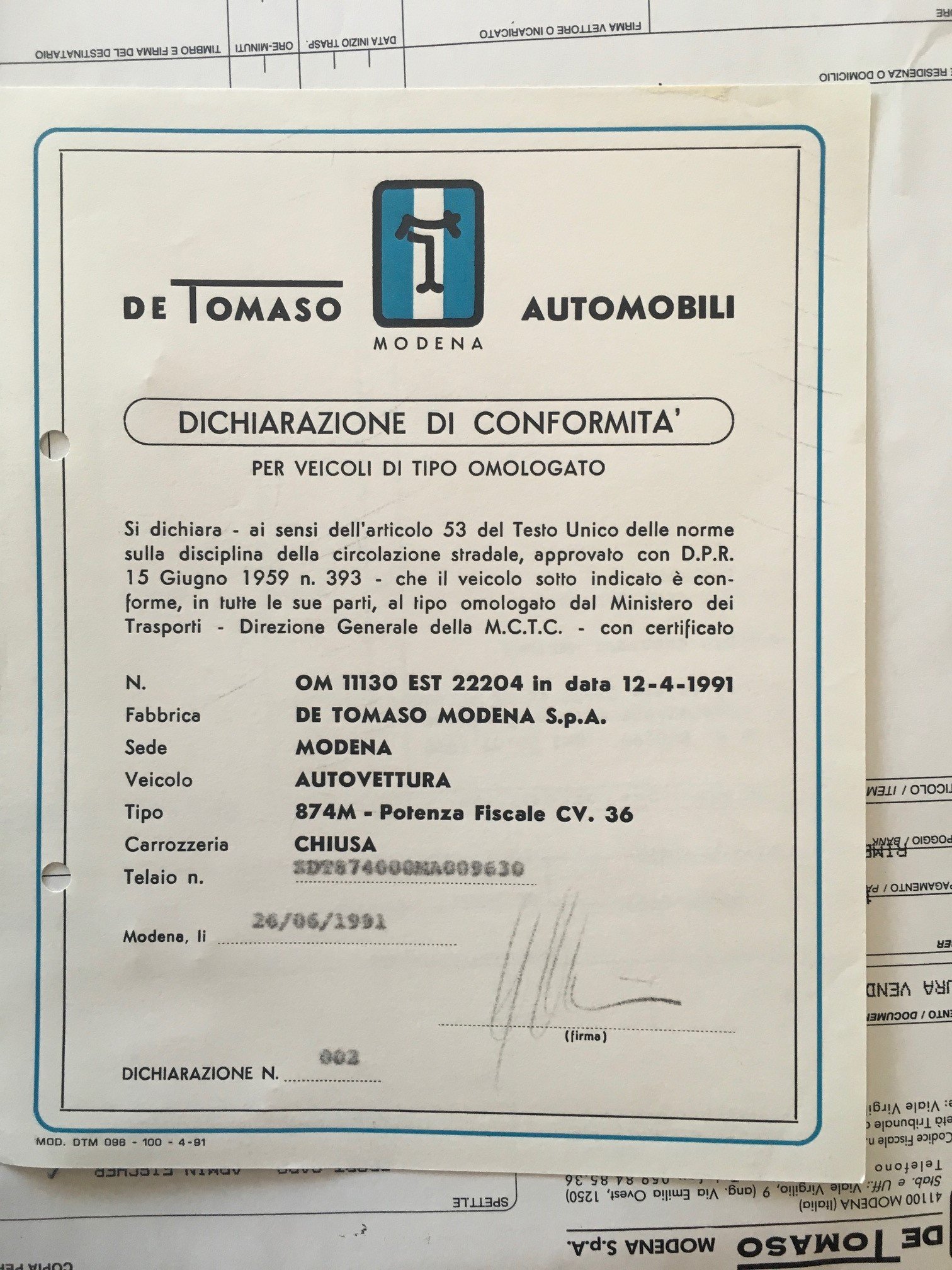 1970 De Tomaso Pantera - Archives, foto 9
