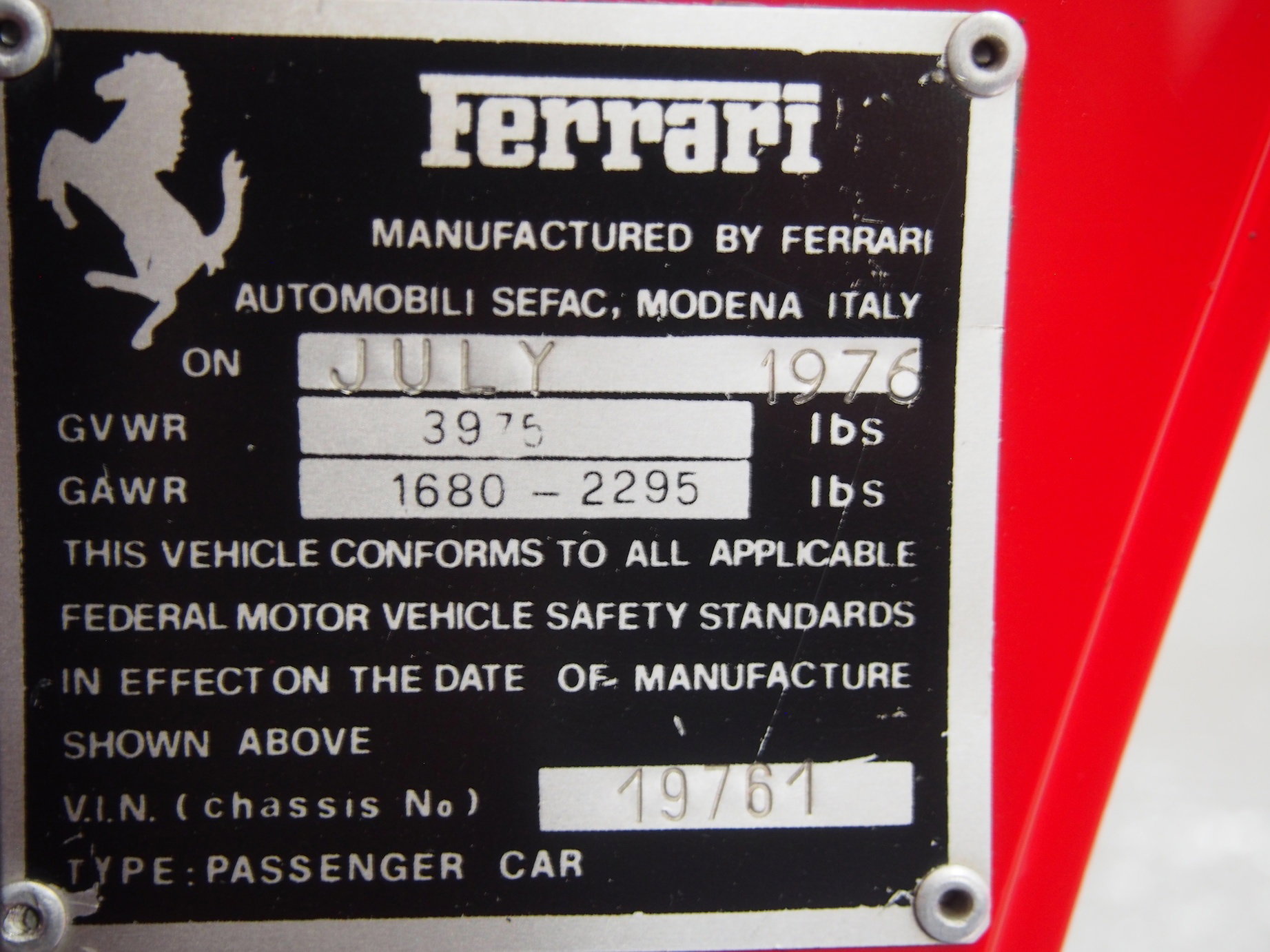 1976 Ferrari 308 - GTB Vetroresina, foto 4
