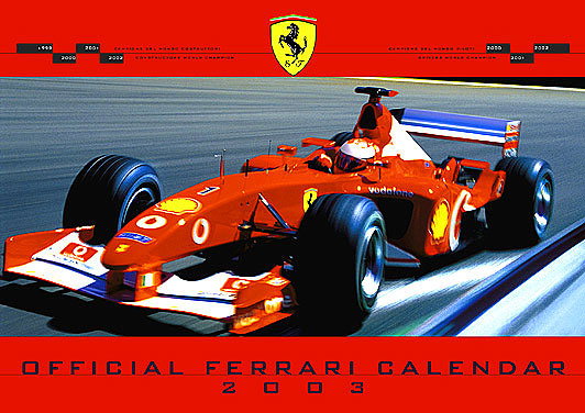 Official Ferrari Calendar 2003 | Classic Driver Magazine