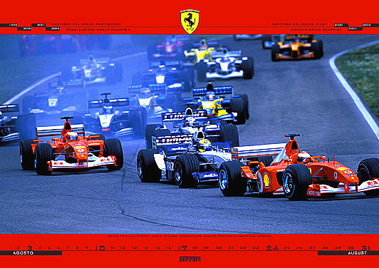 希少フェラーリ2002 Official Ferrari Calendar Official Ferrari Calendar 2003 | Classic Driver Magazine