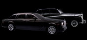 Photographic studies of the design of the new Rolls-Royce Phantom