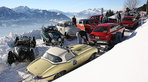 Driftshow im Schnee