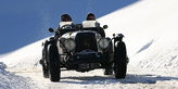 Driftshow im Schnee