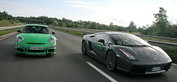 Porsche 911 GT3 RS & Lamborghini Gallardo Superleggera Porsche 911 GT3 RS & Lamborghini Gallardo Superleggera