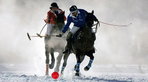 24. Cartier Polo World Cup on Snow: Polo in weiß 24. Cartier Polo World Cup on Snow: Polo in weiß