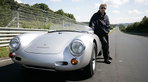 Porsche 550 Spyder: Hans Herrmann am Steuer