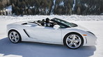 Indigo trifft Lamborghini: Schwarz-Weiß-Kombination