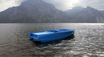 RAL 5015 by Xavier Veilhan: Sportboot als Kunstobjekt RAL 5015 by Xavier Veilhan: Sportboot als Kunstobjekt