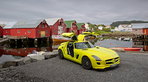 Mercedes-Benz SLS AMG E-Cell: Gelber Blitz