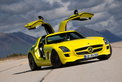 Mercedes-Benz SLS AMG E-Cell: Gelber Blitz