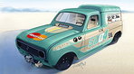 Rekordversuch im Renault 4 Fourgonnette Rekordversuch im Renault 4 Fourgonnette