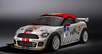 Mini Coupé Rennversion startet beim 24h-Rennen Mini Coupé Rennversion startet beim 24h-Rennen