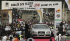 Audi Nuvolari quattro on the legendary Le Mans circuit in 2003