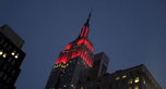 Ferrari - 50 years in US celebrated by red floodlighting in New York, and new store opens in Rome Ferrari - 50 years in US celebrated by red floodlighting in New York, and new store opens in Rome
