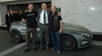 Aston Martin V8 Vantage finishes epic journey from Tokyo to London Aston Martin V8 Vantage finishes epic journey from Tokyo to London