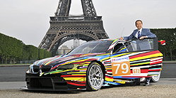 2010 BMW Art Car Exhibited at the Pompidou Centre