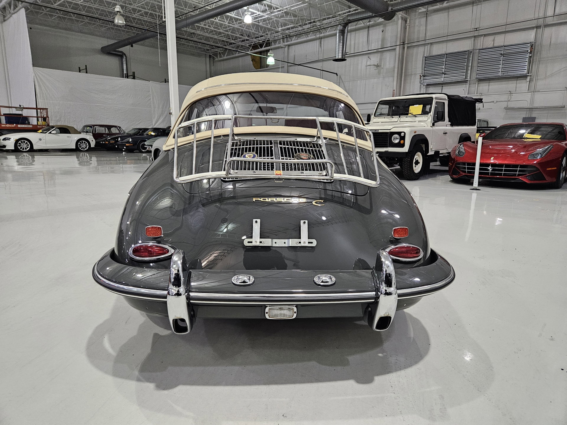 1965 Porsche 356 - C 1600 Reutter Cabriolet Rare Factory Option, Electric Sunroof, foto 8