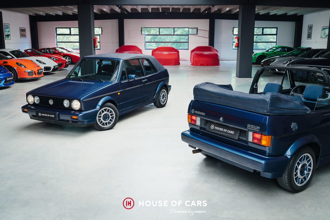 1992 VW Golf - Golf I 1.8i Cabriolet 1992 – Low mileage – Triple blue, foto 1