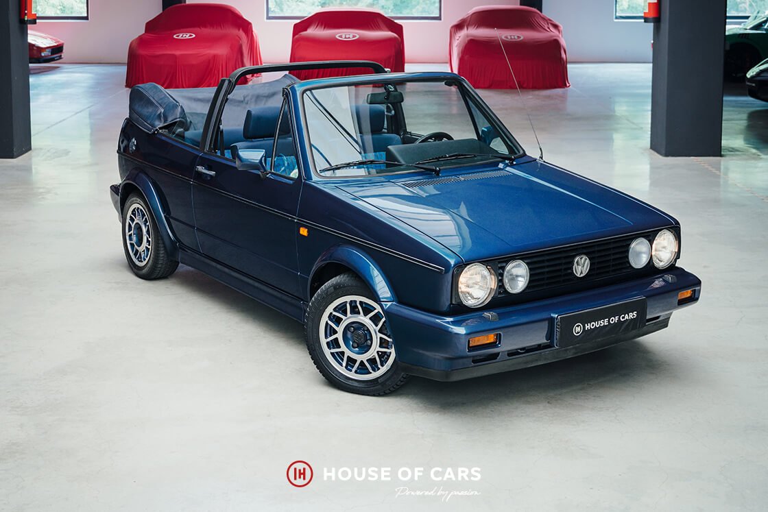 1992 VW Golf - Golf I 1.8i Cabriolet 1992 – Low mileage – Triple blue, foto 4