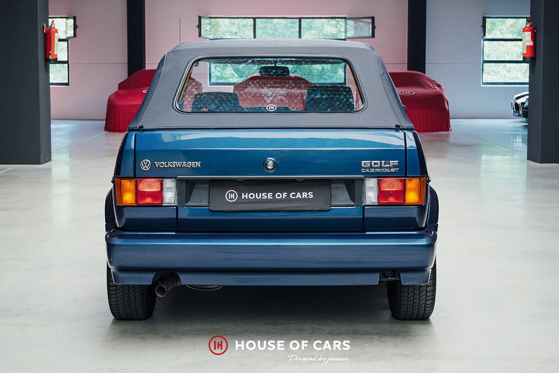 1992 VW Golf - Golf I 1.8i Cabriolet 1992 – Low mileage – Triple blue, foto 8