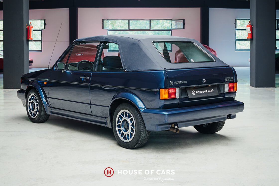 1992 VW Golf - Golf I 1.8i Cabriolet 1992 – Low mileage – Triple blue, foto 9