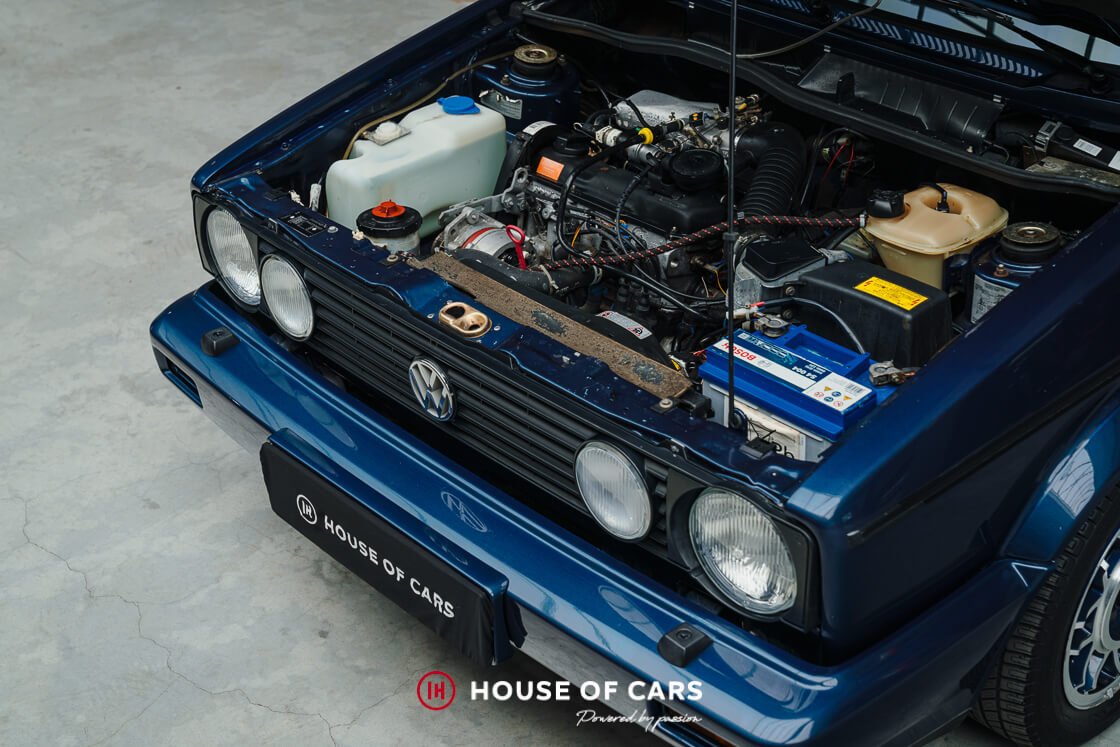 1992 VW Golf - Golf I 1.8i Cabriolet 1992 – Low mileage – Triple blue, foto 12
