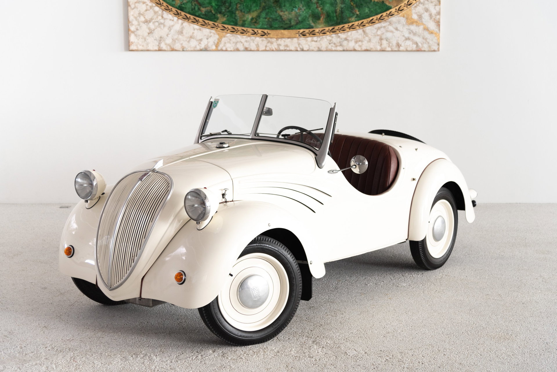 1938 NSU-Fiat Topolino - Weinsberg-Spider | Einer von 300 Exemplaren | Wergutachten Note 2+ | Aus Deutscher Sammlung | Der ideale Sport-Zweisitzer, foto 2