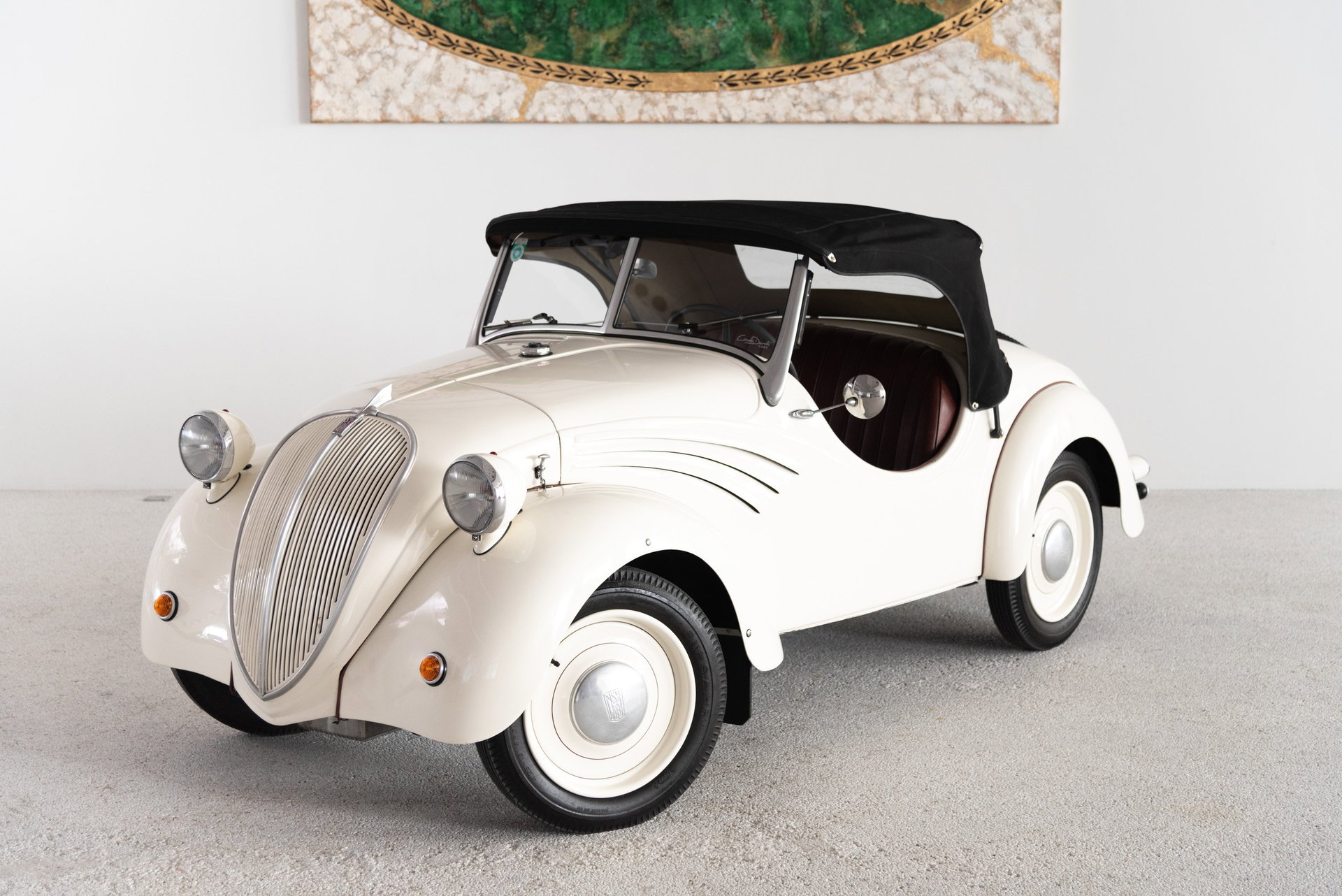 1938 NSU-Fiat Topolino - Weinsberg-Spider | Einer von 300 Exemplaren | Wergutachten Note 2+ | Aus Deutscher Sammlung | Der ideale Sport-Zweisitzer, foto 3